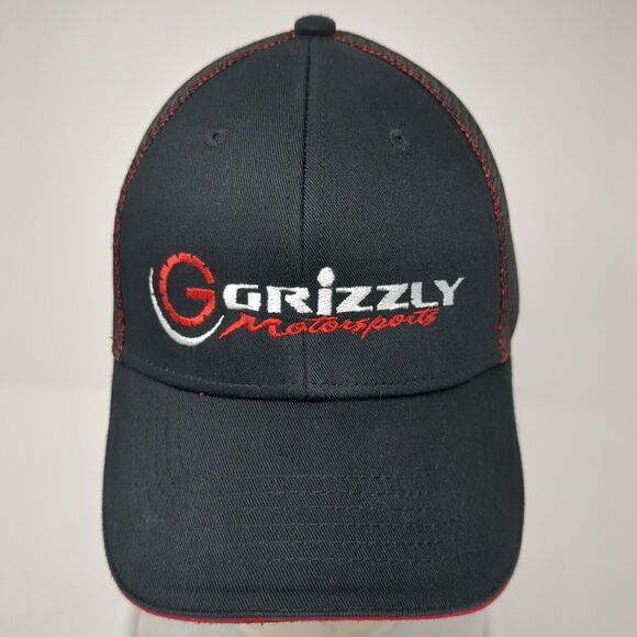 Grizzly Motorsports Snapback Trucker Hat Multi One Size Port Authority - Picture 2 of 8